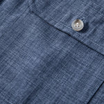 Ensemble Capucine — chemise texturée à deux poches & pantalon en lin à jambe droite