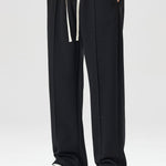 Ensemble Améline — sweat polo contrastant à imprimé lettres & pantalon de jogging à plis