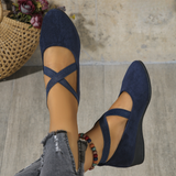 Julie | Ballerines orthopédiques à brides croisées
