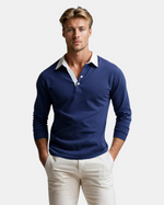 KNIT POLO SWEATER FOR MEN