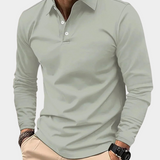 Adrian | Modern long-sleeved polo shirt