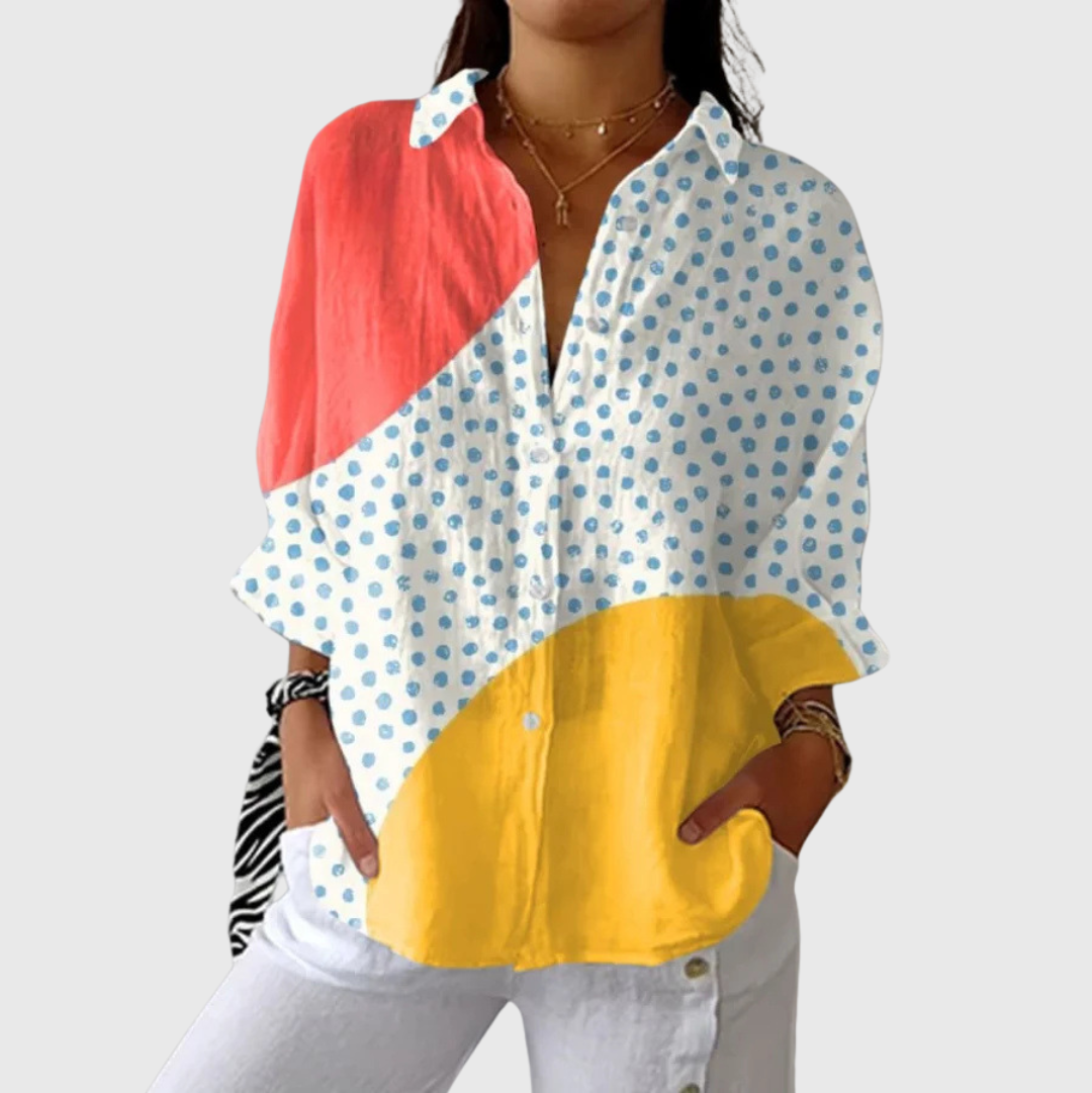 Ursule — Blouse imprimée légère et colorée