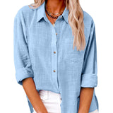Martine | Chemise ample à poche poitrine