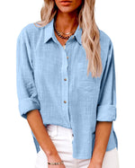 Martine | Chemise ample à poche poitrine