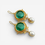 Capucine — Boucles d'oreilles vintage en perles
