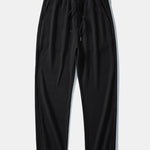 Ensemble — chemise gaufrée & pantalon gaufré en maille à cordon