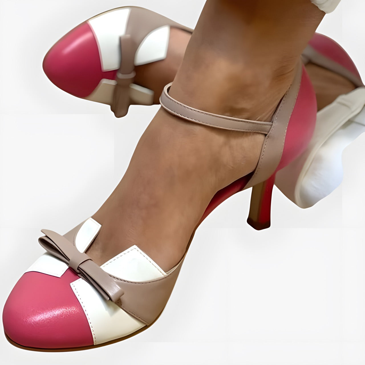 Valerie | Sandales femme à talons confortables Rose
