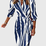 Everly — Robe Wrap Élégante avec Imprimé