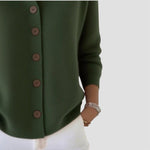 Rosalie | Blouse en maille à col polo et boutonnage