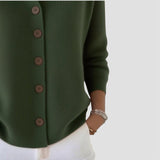 Rosalie | Blouse en maille à col polo et boutonnage