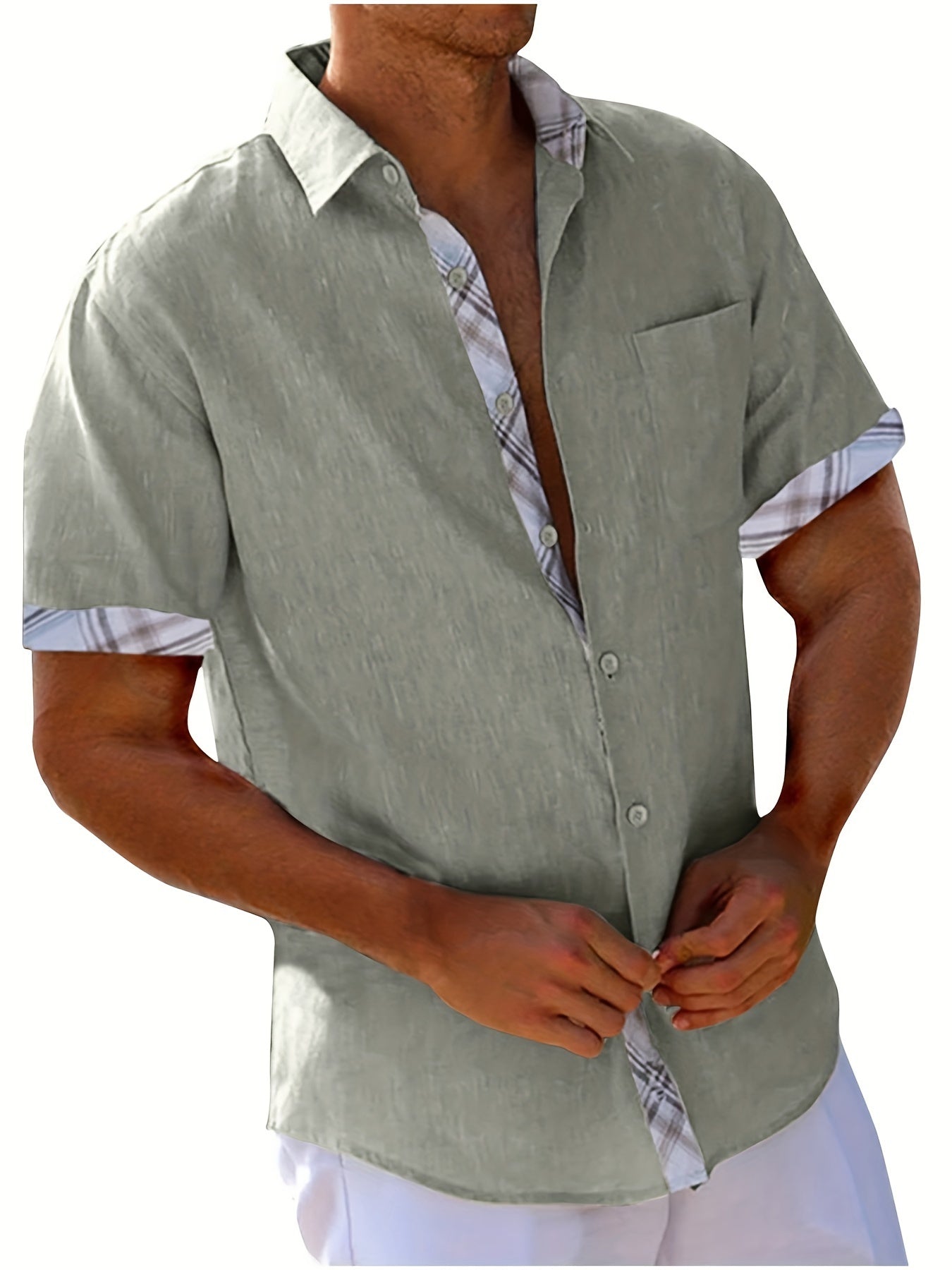 LAPEL COLLAR SHIRT FOR MEN