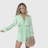 Sylvie — Robe Salopette Élégante