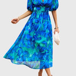Merlin — Robe Midi Florale Flatteuse