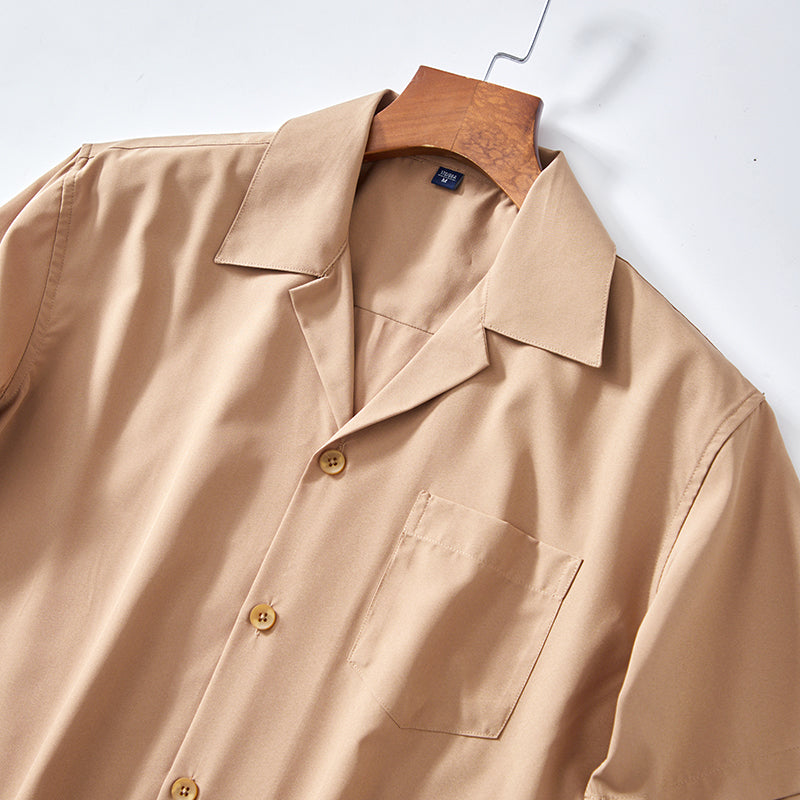 CUBAN COLLAR SUMMER SHIRT FOR MEN