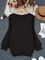 Pénélope | Pull ample en grosse maille à large encolure
