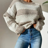 Cécile | Pull douillet à rayures et coupe ample