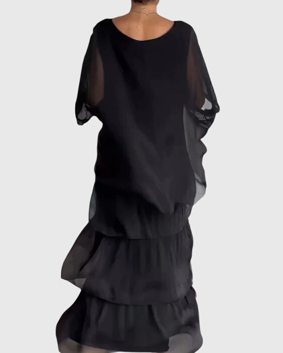 Patricia — Robe Élégante Longue et Fluide
