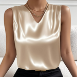 Josette | Blouse sans manches à col V