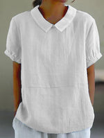 Lisette | Chemise sobre à col