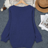 Pénélope | Pull ample en grosse maille à large encolure