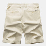 Ensemble — polo en maille jacquard à vagues et col V & short chino en coton
