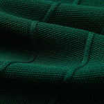 Ensemble — polo en maille jacquard rayée & pantalon côtelé à jambe droite