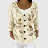 Faustine — Cardigan en Maille Confortable Boutonné
