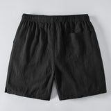 Ensemble — chemise en lin et viscose & short à cordon en lin mélangé