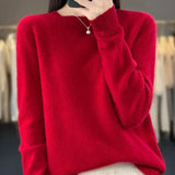 Pierrette | Pull en maille fine à poignets côtelés