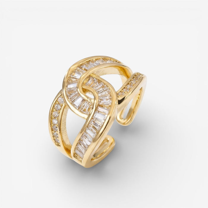 Bague Élégante Ajustable Knuten