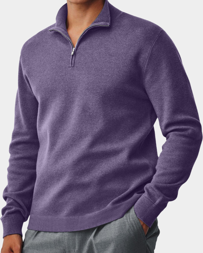 Corbin | Collar Zip Comfort Jumper