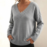 Bérangère | Pull moderne à col V