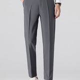 Ensemble — polo en maille à bordure contrastante & pantalon fuselé coupe slim