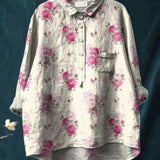 Andrée | Blouse vintage française à fleurs