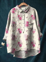 Andrée | Blouse vintage française à fleurs