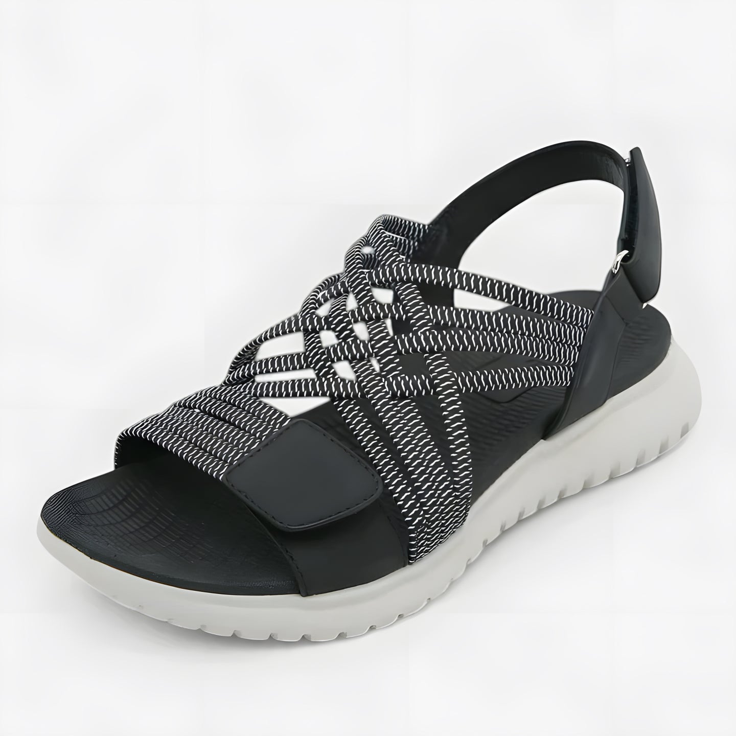 Lottie | Sandales orthopédiques femme légères Noir