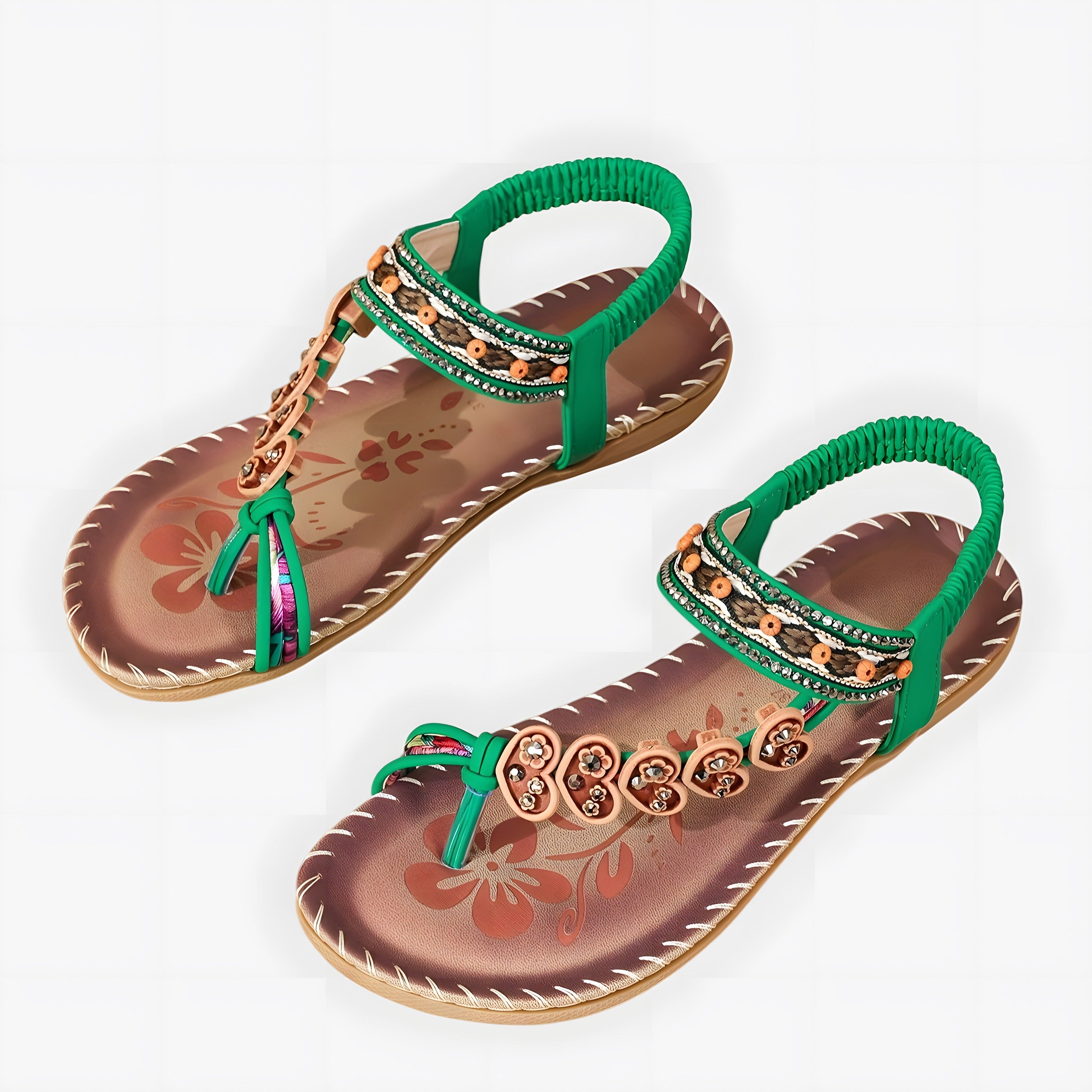 Briar | Sandales orthopédiques femme élégantes Vert