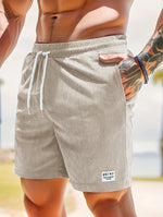 DRAWSTRING SLIM SHORTS FOR MEN