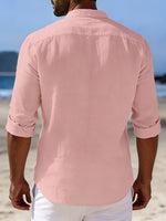 BUTTON LAPEL SHIRT FOR MEN
