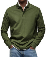 LUXURY LONG-SLEEVED POLO