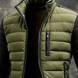 CLASSIC QUILTED ZIP JACKET FOR MEN