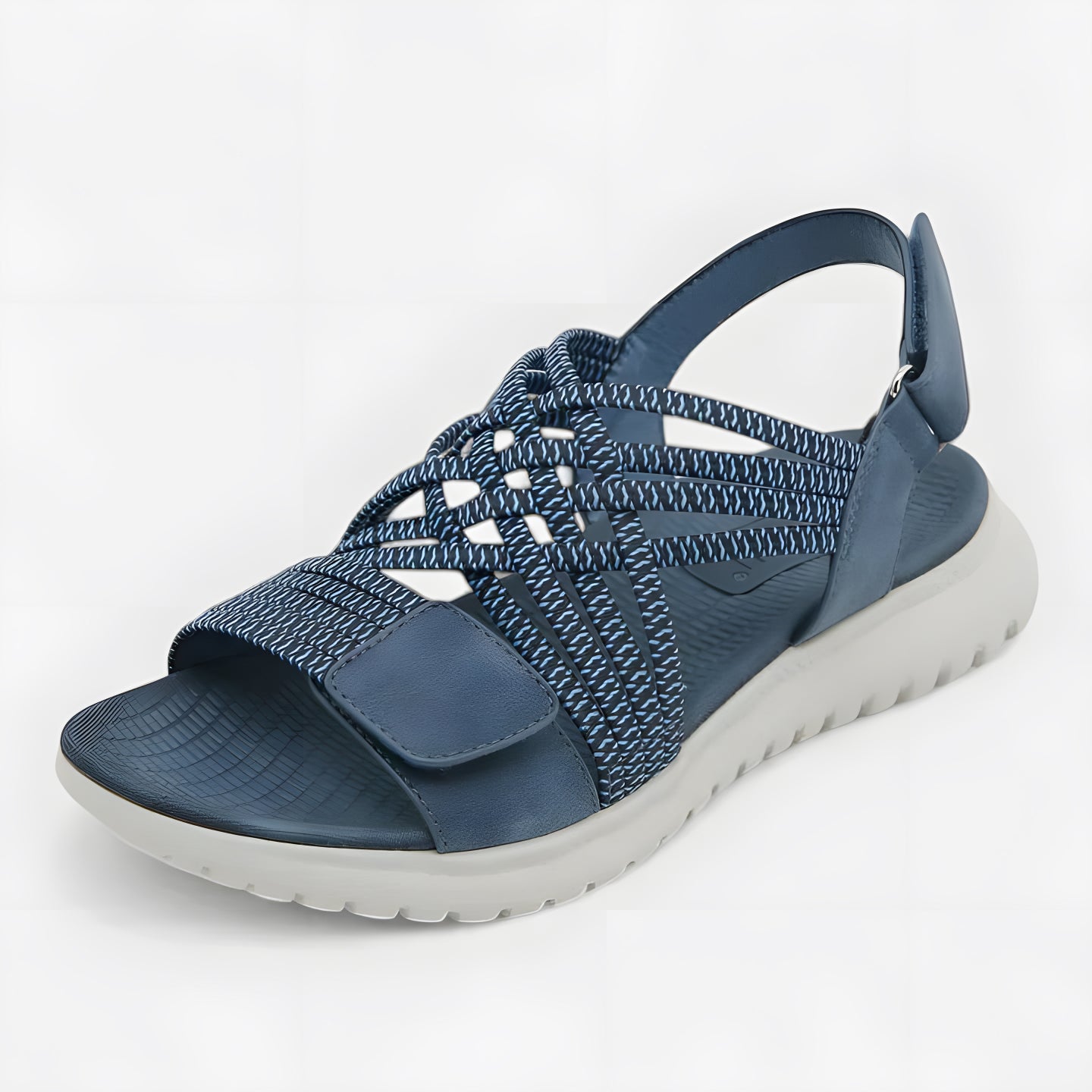 Gemma | Sandales orthopédiques femme confortables Bleu