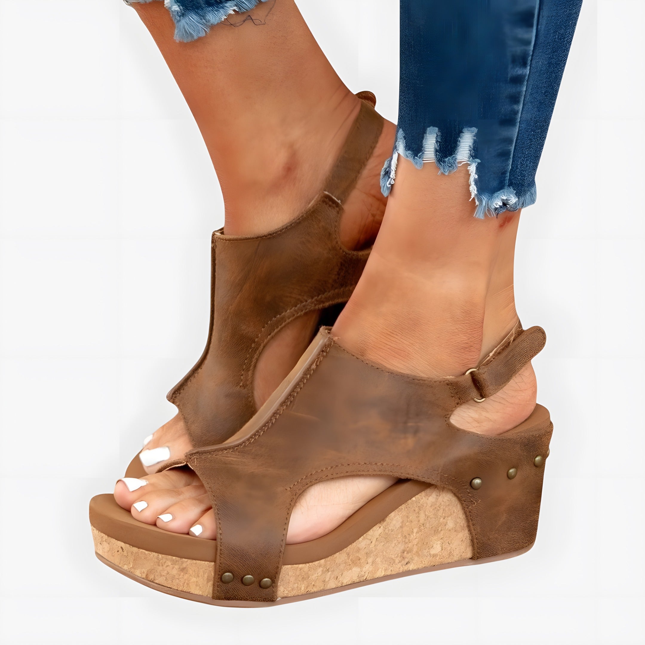Marni | Sandales orthopédiques femme élégantes Marron