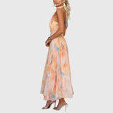 Nicole — Robe Maxi à Dos Nu