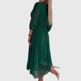 Chloe — Robe en Chiffon Soie Légère