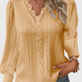 Berthe | Blouse à manches bouffantes et col V