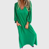 Carol — Robe Longue Boho avec Poches