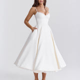 Olympe | Robe midi élégante