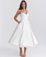 Olympe | Robe midi élégante