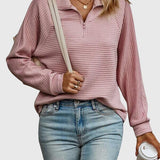 Christine — Pull élégant à demi zip
